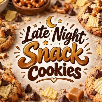 Late Night Snack Cookies: Sweet & Salty Midnight Treat