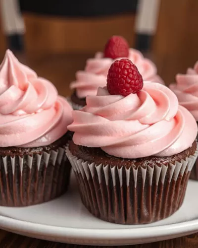 Rose Wine Cupcakes