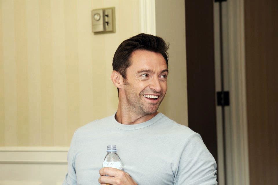 Candid Photo Hugh Jackman Real Steel