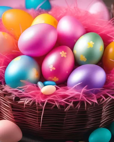 How to get Bright Easter Eggs
