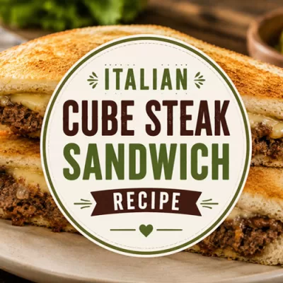 Italian Cube Steak Sandwich Recipe (Easy Weeknight Dinner Idea)