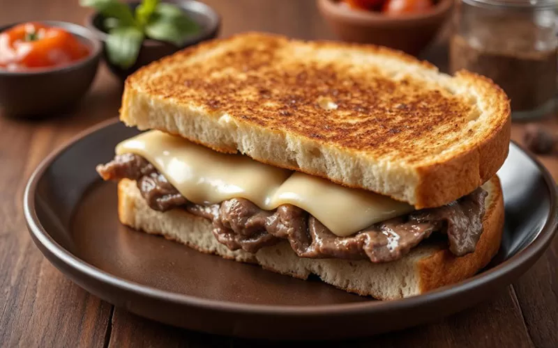 Italian Cubed Steak Sandwich