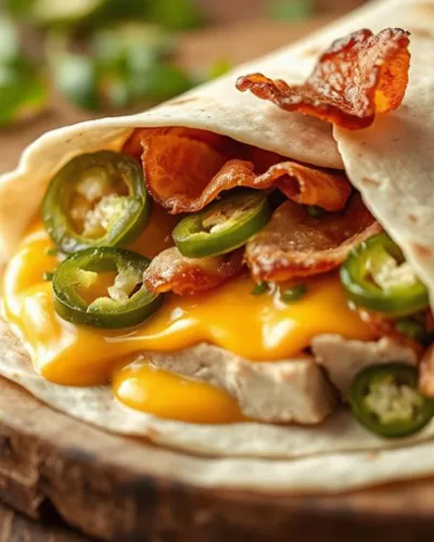 Spicy Bacon Chicken Wrap