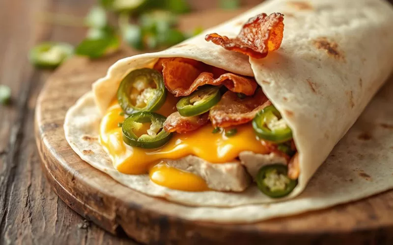 Spicy Bacon Chicken Wrap