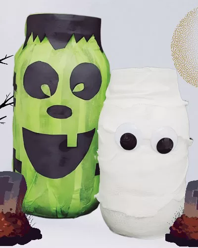 Mason Jar Halloween Craft