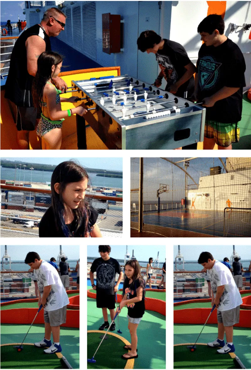 Sports Aboard the Carnival Breeze