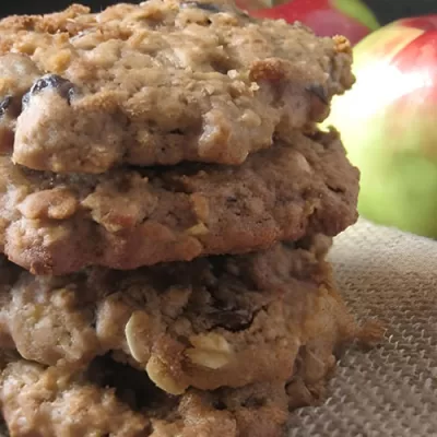 The Perfect Apple Cranberry Oatmeal Cookies Recipe