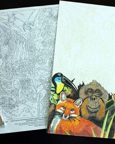 Pencil Works Color By Number