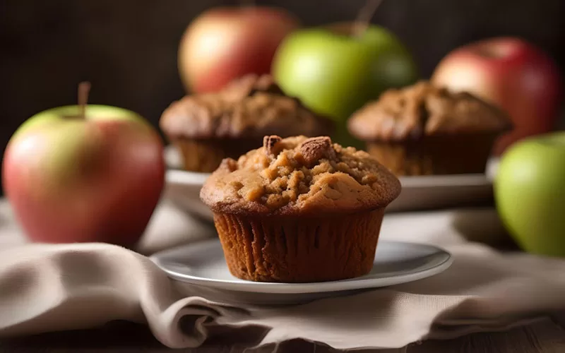 Apple Flex Seed Muffin