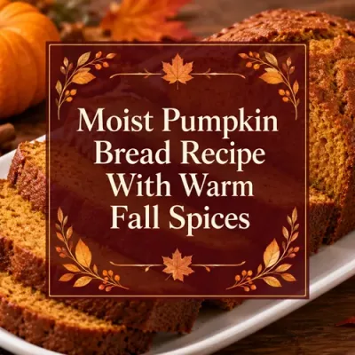 Moist Pumpkin Bread Recipe With Warm Fall Spices