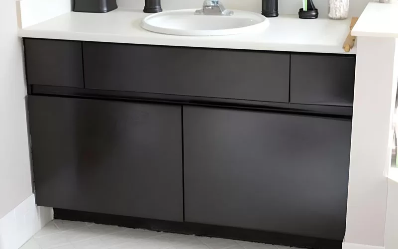 DIY Bathroom Cabinet Makeover