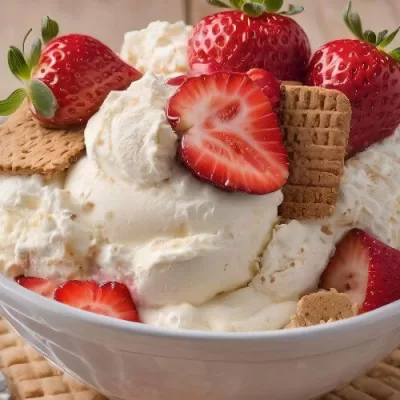 Homemade Strawberry Cheesecake Ice Cream Recipe