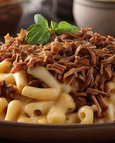 Macaroni Cheese BBQ Pulled Pork