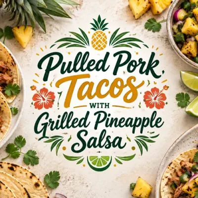 Pulled Pork Tacos with Grilled Pineapple Salsa
