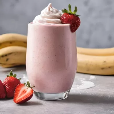 Strawberry Banana Milkshake