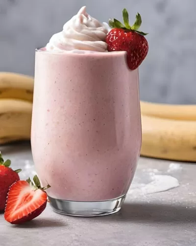 Strawberry Banana Milkshake