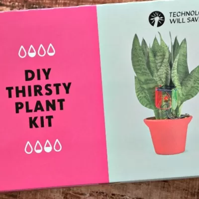 DIY Thirsty Plant Kit from Technology Will Save Us