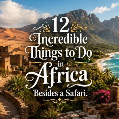 African-inspired landscape representing things to do in Africa beyond a traditional safari.