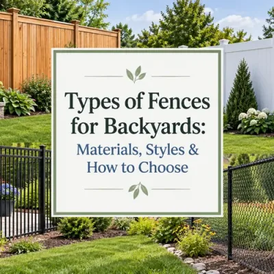 Types of Fences for Backyards: Materials, Styles & How to Choose