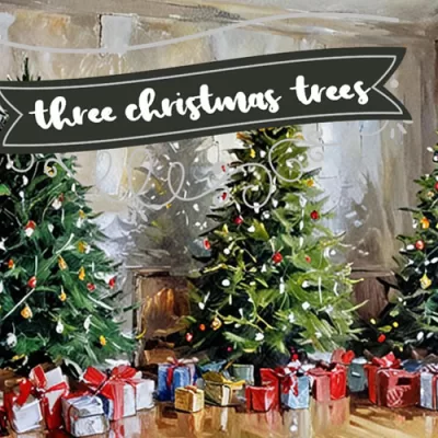 Shibley Smiles Christmas Spirit: Our Three Christmas Trees