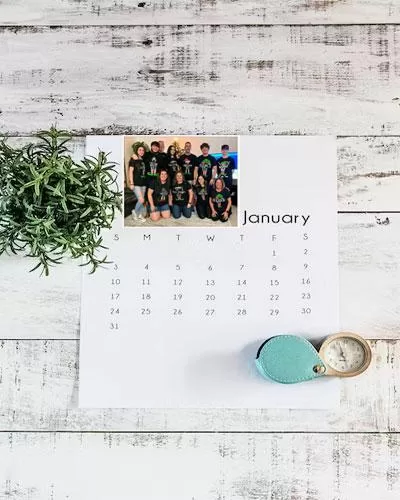 slimp photo calendar