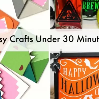 Easy Halloween and Other Crafts Using the Cricut Explorer