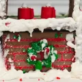 unique gingerbread house