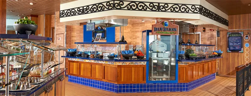 BlueIguana Cantina Aboard Carnival Conquest