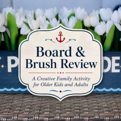 Board & Brush Review: A Creative Family Activity for Older Kids and Adults