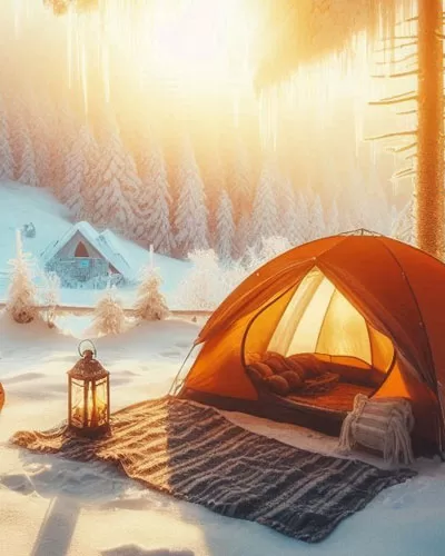 Winter camping destinations