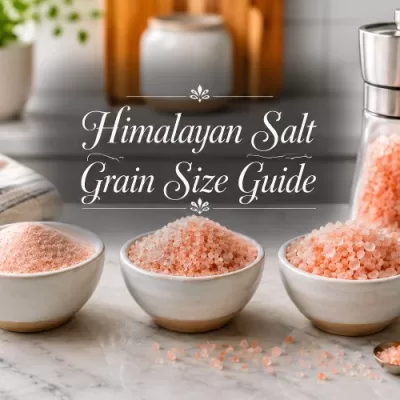 Himalayan Salt Grain Size Guide: Fine vs Coarse and When to Use Each