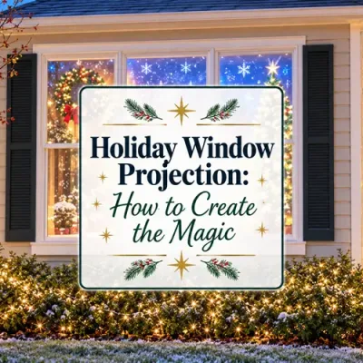 Holiday Window Projection: How to Create the Magic