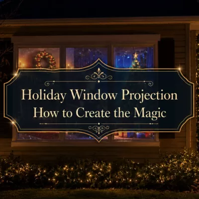 Holiday Window Projection: How to Create the Magic