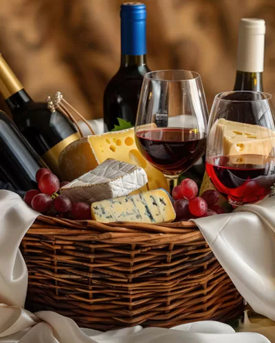 Cheese and Wine Hamper