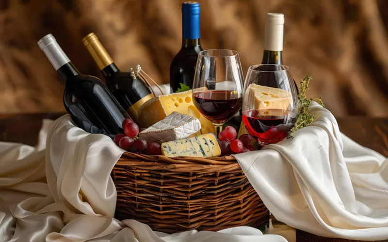 Cheese and Wine Hamper