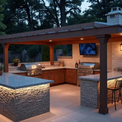 Benefits of Hiring an Electrician When Building an Outdoor Kitchen