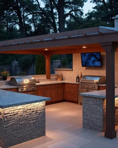 building an outdoor kitchen