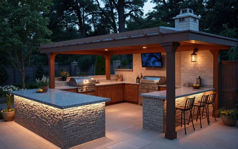 building an outdoor kitchen
