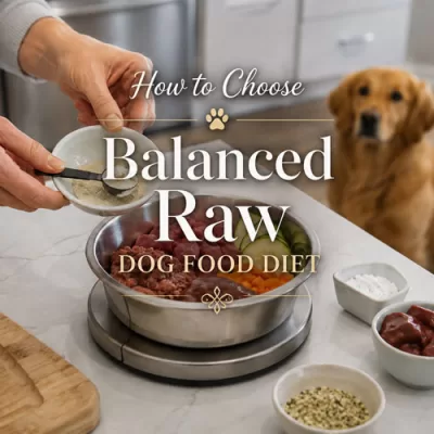 How to Choose a Balanced Raw Dog Food Diet for Your Pup