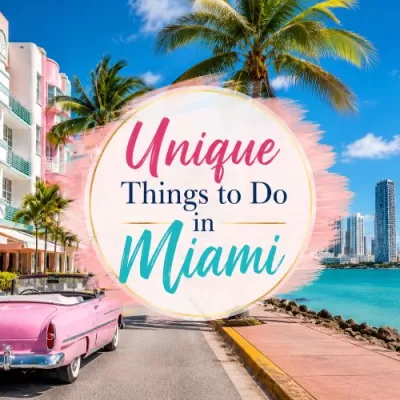 Unique Things to Do in Miami for a Stylish South Florida Getaway