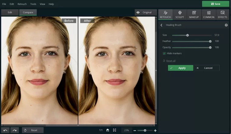 free portrait editor