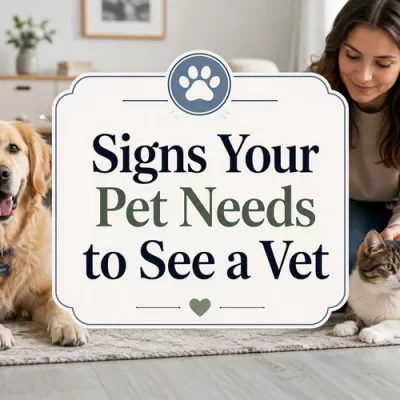 Signs Your Pet Needs to See a Vet