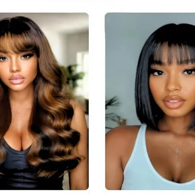 Bangs, Layers, And The Comeback Of Feathered Wigs