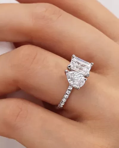 two stone ring
