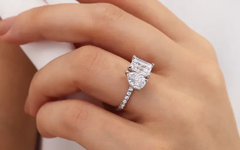 two stone ring