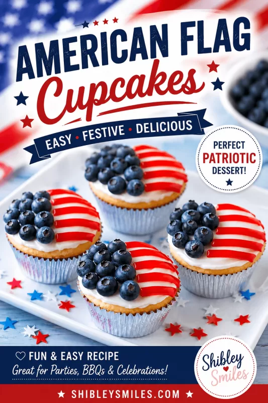 American Flag Cupcakes