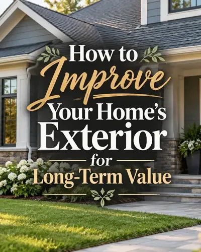 Attractive home exterior representing long-term protection, maintenance, and property value